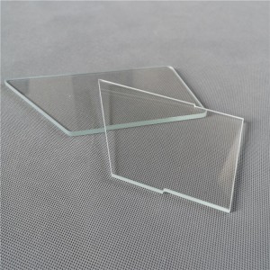 2mm irregular low iron glass panels