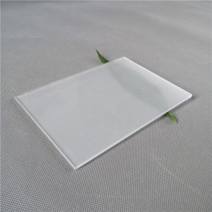 8mm tempered clear sandblast cabinet glass