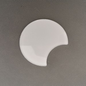 4mm white printed glass coasters