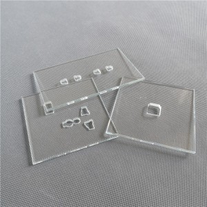 3mm tempered glass panel for hotel card key switch