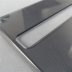 cut to size grey tinted glass for computer chassis