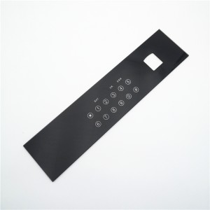 custom silk screen back painted glass