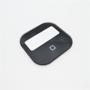 printed cover glass lens for display