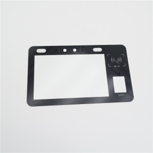 1.1mm 2mm custom cover glass for access control panel