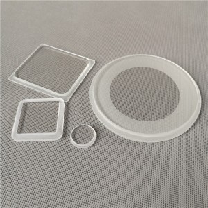 Recessed glass,step milling glass for lighting and decoration