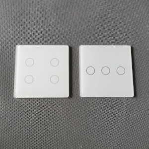 custom 3mm silkscreened glass
